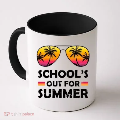 School's Out For Summer Palm Trees Coffee Mug