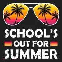 School's Out For Summer Palm Trees Tumbler thumb 3