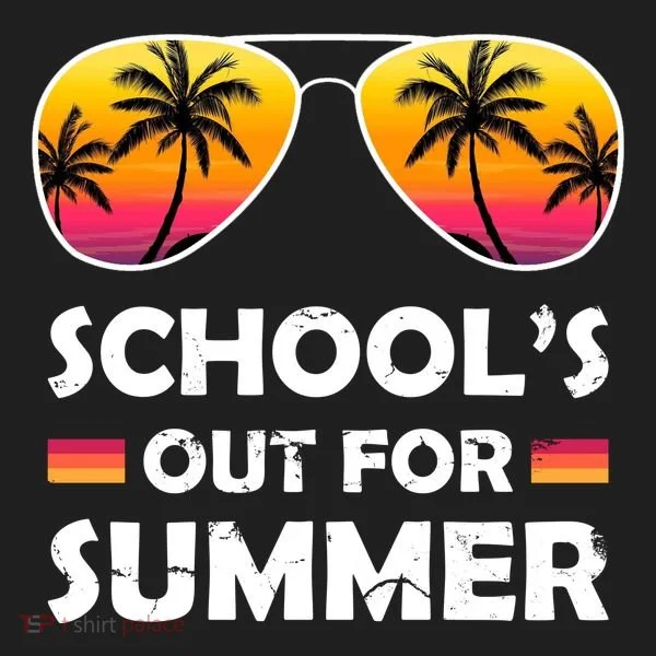 School's Out For Summer Palm Trees Tumbler