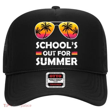 School's Out For Summer Palm Trees Hat