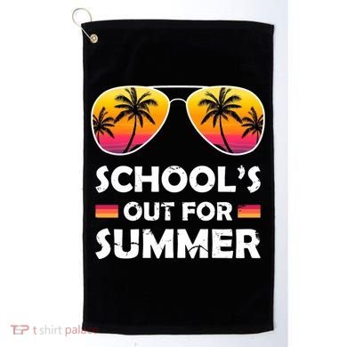 School's Out For Summer Palm Trees Golf Towel