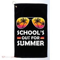 School's Out For Summer Palm Trees Golf Towel thumb 0