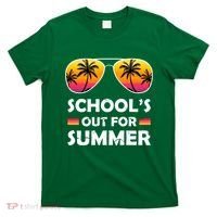 School's Out For Summer Palm Trees T-Shirt thumb 0
