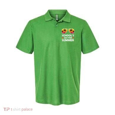 School's Out For Summer Palm Trees Polo