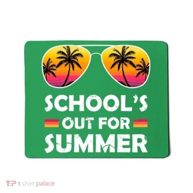 School's Out For Summer Palm Trees Mousepad