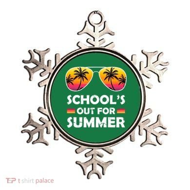 School's Out For Summer Palm Trees Ornament