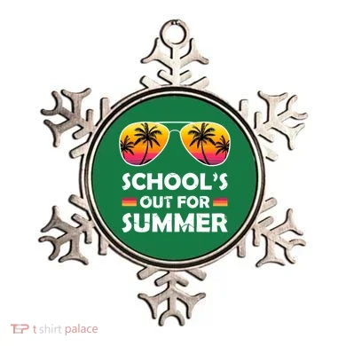 School's Out For Summer Palm Trees Ornament