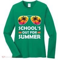 School's Out For Summer Palm Trees Women's Long Sleeve Shirt thumb 0