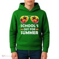 School's Out For Summer Palm Trees Kids Hoodie thumb 4