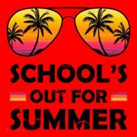 School's Out For Summer Palm Trees Santa Hat thumb 1