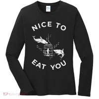 Shark Outfit For A Shark Meme Lover Women's Long Sleeve Shirt thumb 0