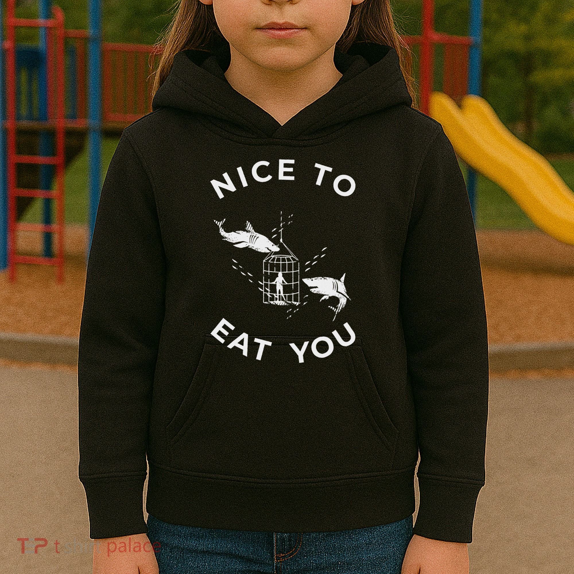 Shark Outfit For A Shark Meme Lover Kids Hoodie