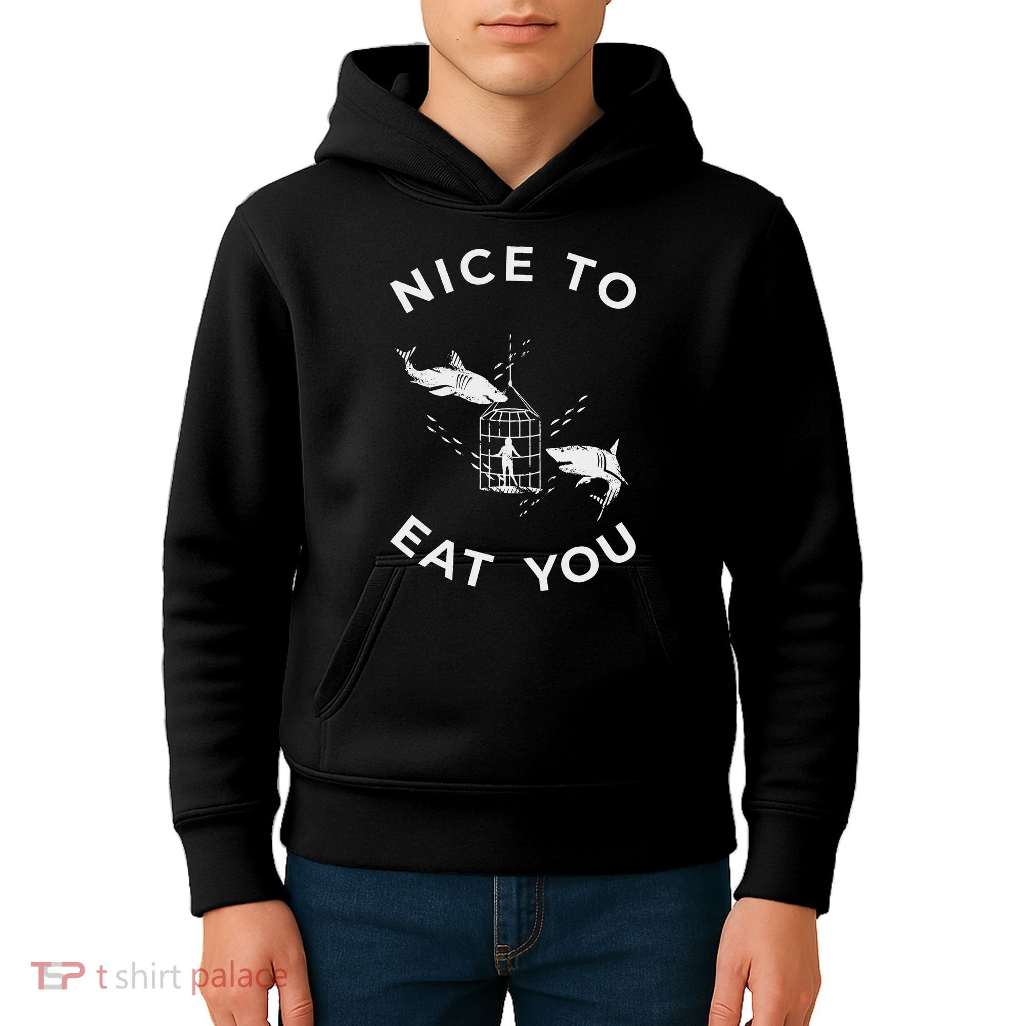 Shark Outfit For A Shark Meme Lover Kids Hoodie