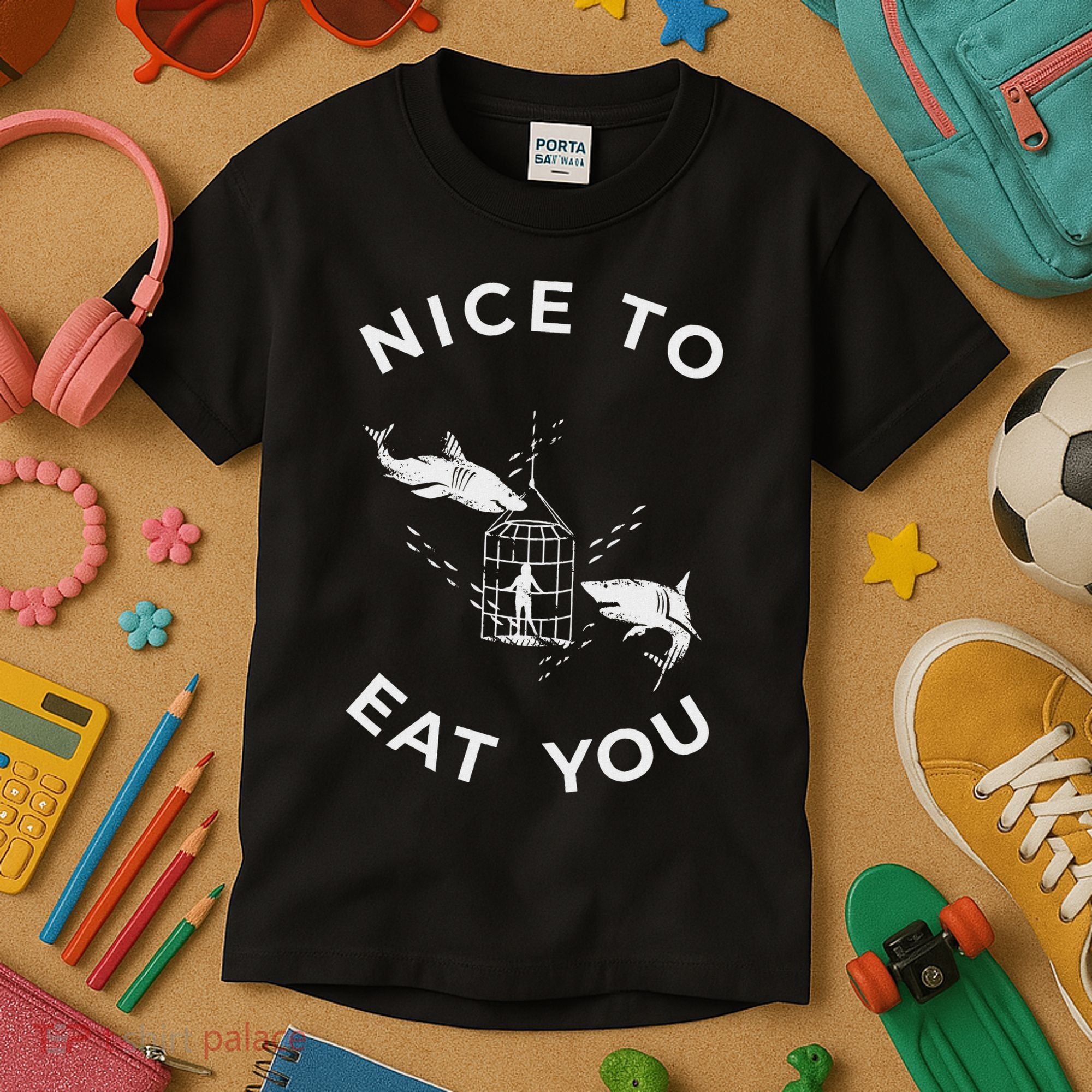 Shark Outfit For A Shark Meme Lover Kids T-Shirt