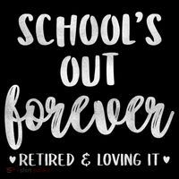 School's Out Forever Retired Teacher Retirement Backpack thumb 2