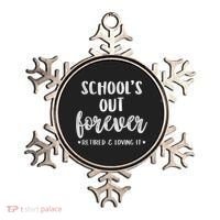 School's Out Forever Retired Teacher Retirement Ornament thumb 0