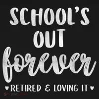 School's Out Forever Retired Teacher Retirement Kids Long Sleeve Shirt thumb 2