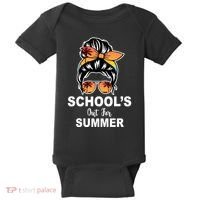 Schools Out For Summer Female Bun Sunglass Baby Bodysuit thumb 0