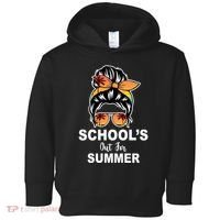 Schools Out For Summer Female Bun Sunglass Toddler Hoodie thumb 0