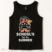 Schools Out For Summer Female Bun Sunglass Tank Top thumb 2
