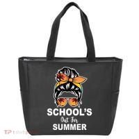 Schools Out For Summer Female Bun Sunglass Tote Bag thumb 0