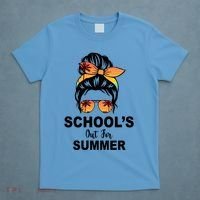 Schools Out For Summer Female Bun Sunglass T-Shirt thumb 4