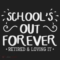 SchoolS Out Forever Retired Teacher Gift Retirement Hat thumb 2