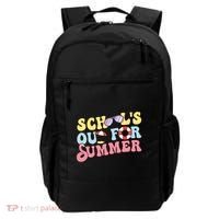 Schools Out For Summer Graduation Students Teacher Vacation. Backpack thumb 0