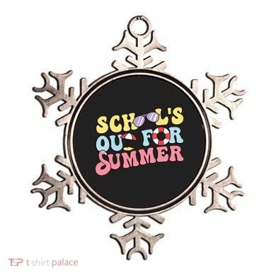 Schools Out For Summer Graduation Students Teacher Vacation. Ornament