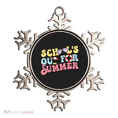 Schools Out For Summer Graduation Students Teacher Vacation. Ornament