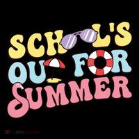 Schools Out For Summer Graduation Students Teacher Vacation. Baby Bodysuit thumb 2