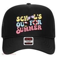 Schools Out For Summer Graduation Students Teacher Vacation. Hat thumb 0