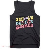 Schools Out For Summer Graduation Students Teacher Vacation. Tank Top thumb 0