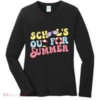 Schools Out For Summer Graduation Students Teacher Vacation. Women's Long Sleeve Shirt thumb 0