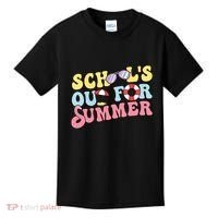 Schools Out For Summer Graduation Students Teacher Vacation. Kids T-Shirt thumb 0