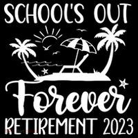 Schools Out Forever Retirement Ornament thumb 1
