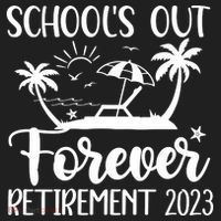 Schools Out Forever Retirement Golf Towel thumb 3