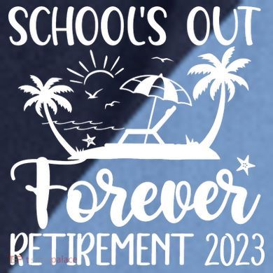 Schools Out Forever Retirement Raglan Baseball Sleeve Shirt