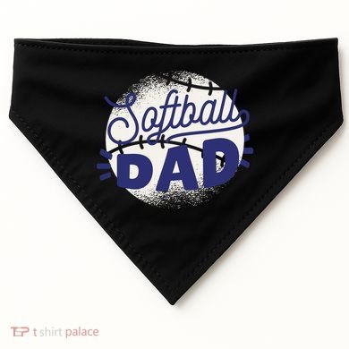 Softball Dad USA-Made Doggie Bandana
