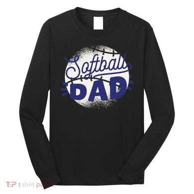 Softball Dad Long Sleeve Shirt