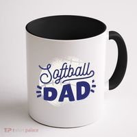 Softball Dad Coffee Mug thumb 1