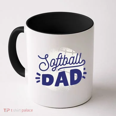 Softball Dad Coffee Mug