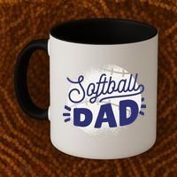 Softball Dad Coffee Mug thumb 2