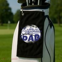 Softball Dad Golf Towel thumb 2
