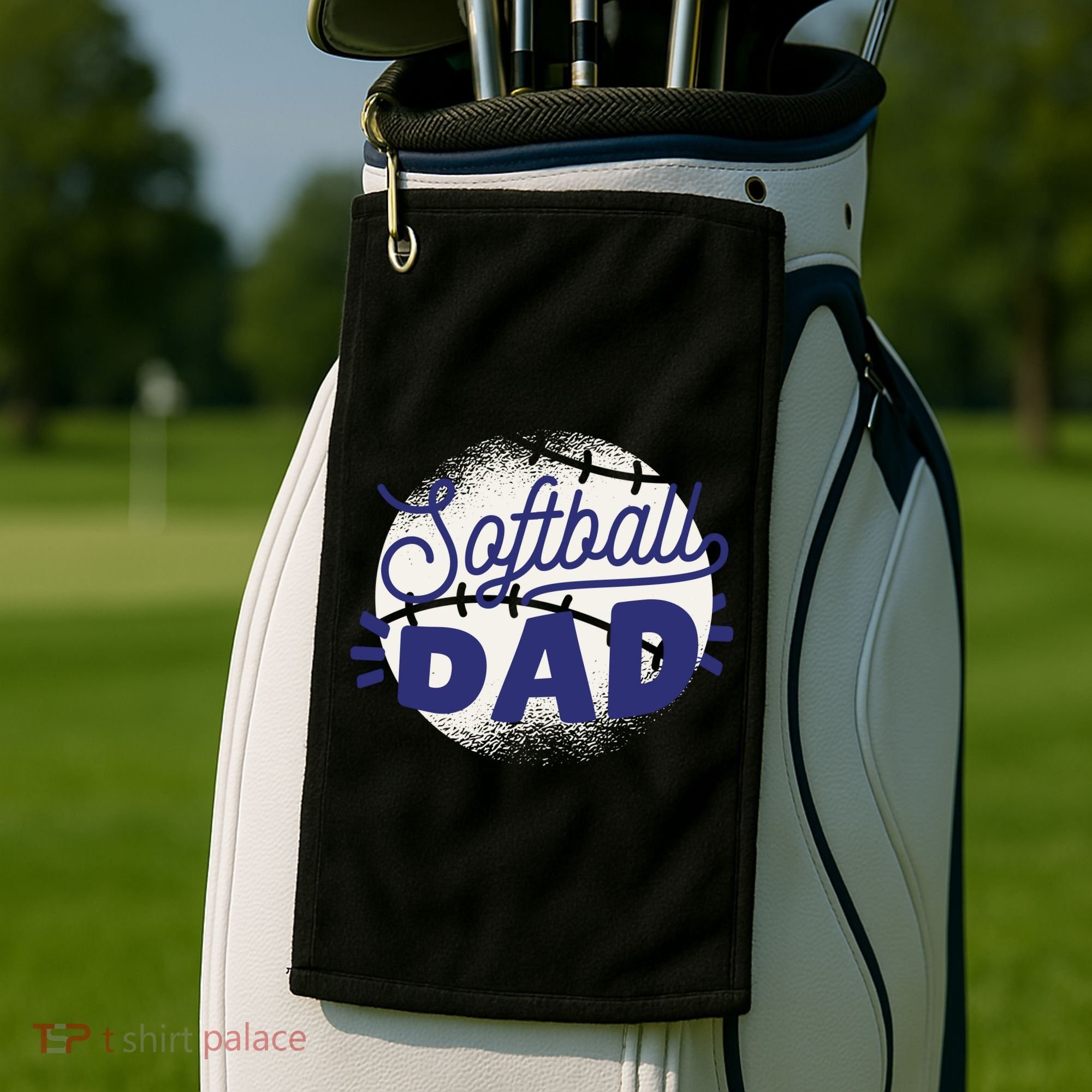 Softball Dad Golf Towel