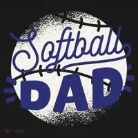 Softball Dad Toddler T-Shirt thumb 4