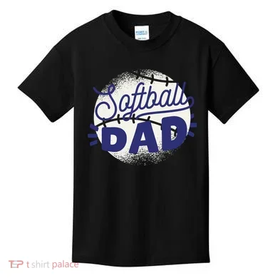 Softball Dad Kids T-Shirt