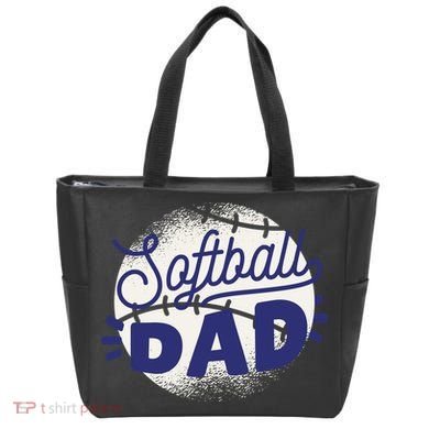 Softball Dad Tote Bag