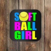 Softball Girl Coaster thumb 0