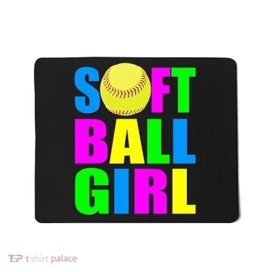 Softball Girl Mousepad